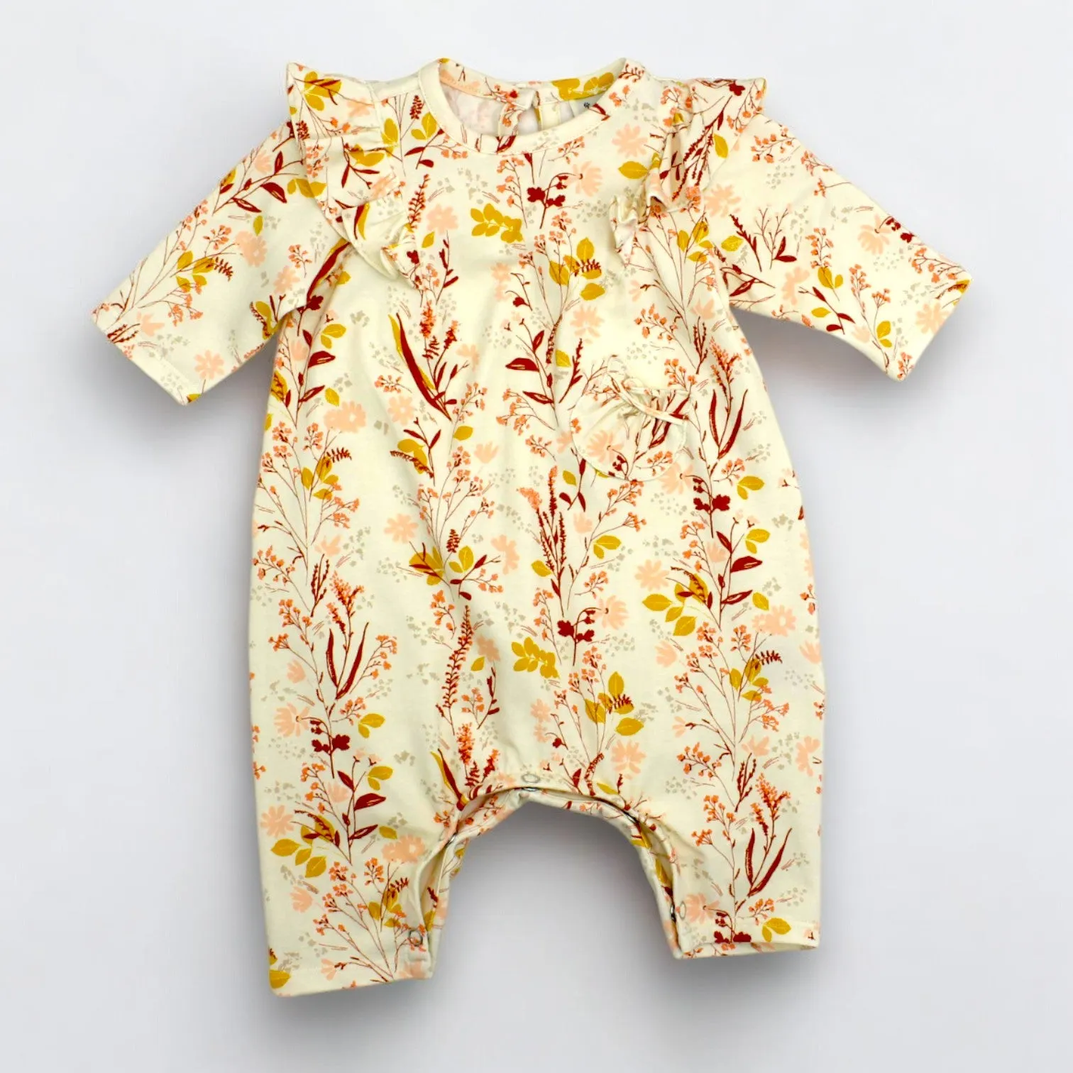 Autumn Bloom Ruffle Jumper for Baby Girls