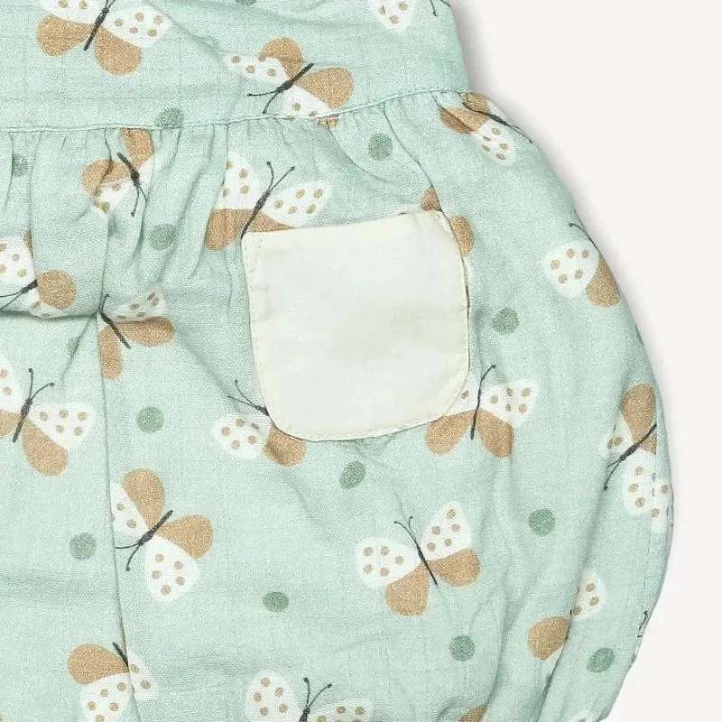 Butterfly Peter Pan Bubble Baby Romper (Organic Muslin)