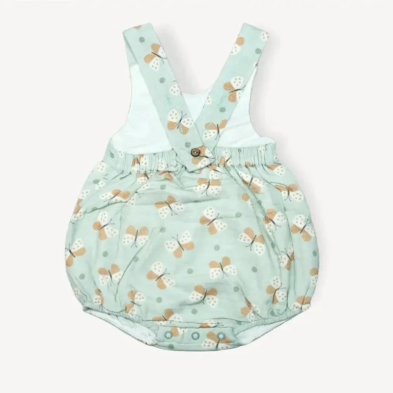 Butterfly Peter Pan Bubble Baby Romper (Organic Muslin)