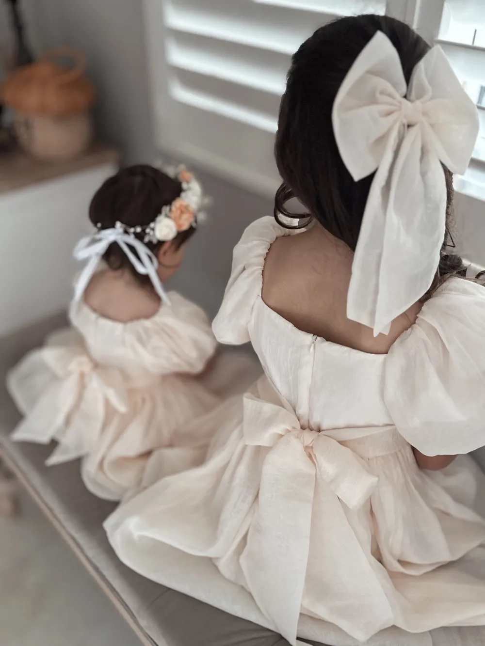 Champagne Elegance Sailor Bow