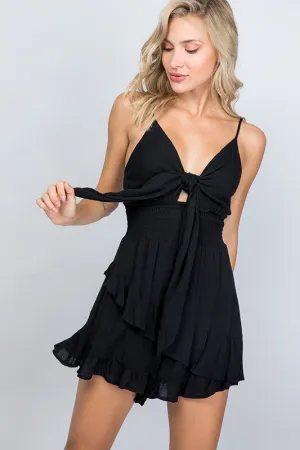 Charliee Romper in Black