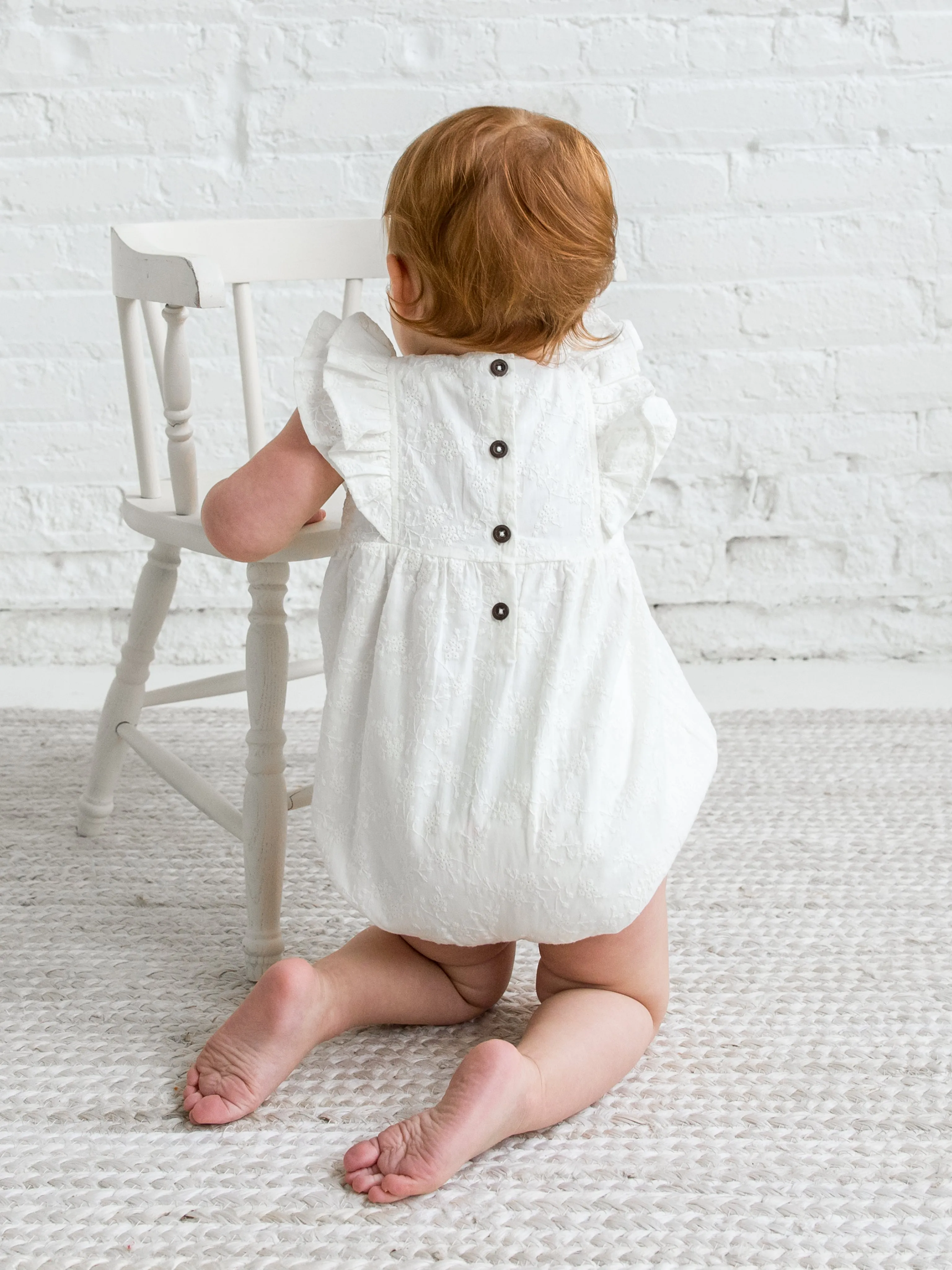 Elowyn Eyelet Bubble Romper
