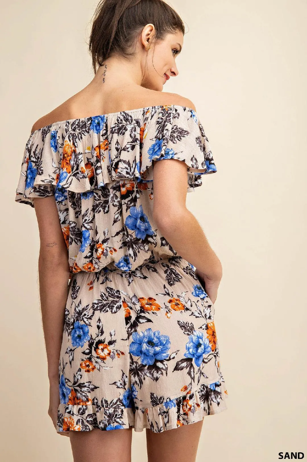 Floral Printed Romper
