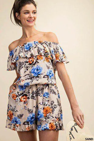 Floral Printed Romper