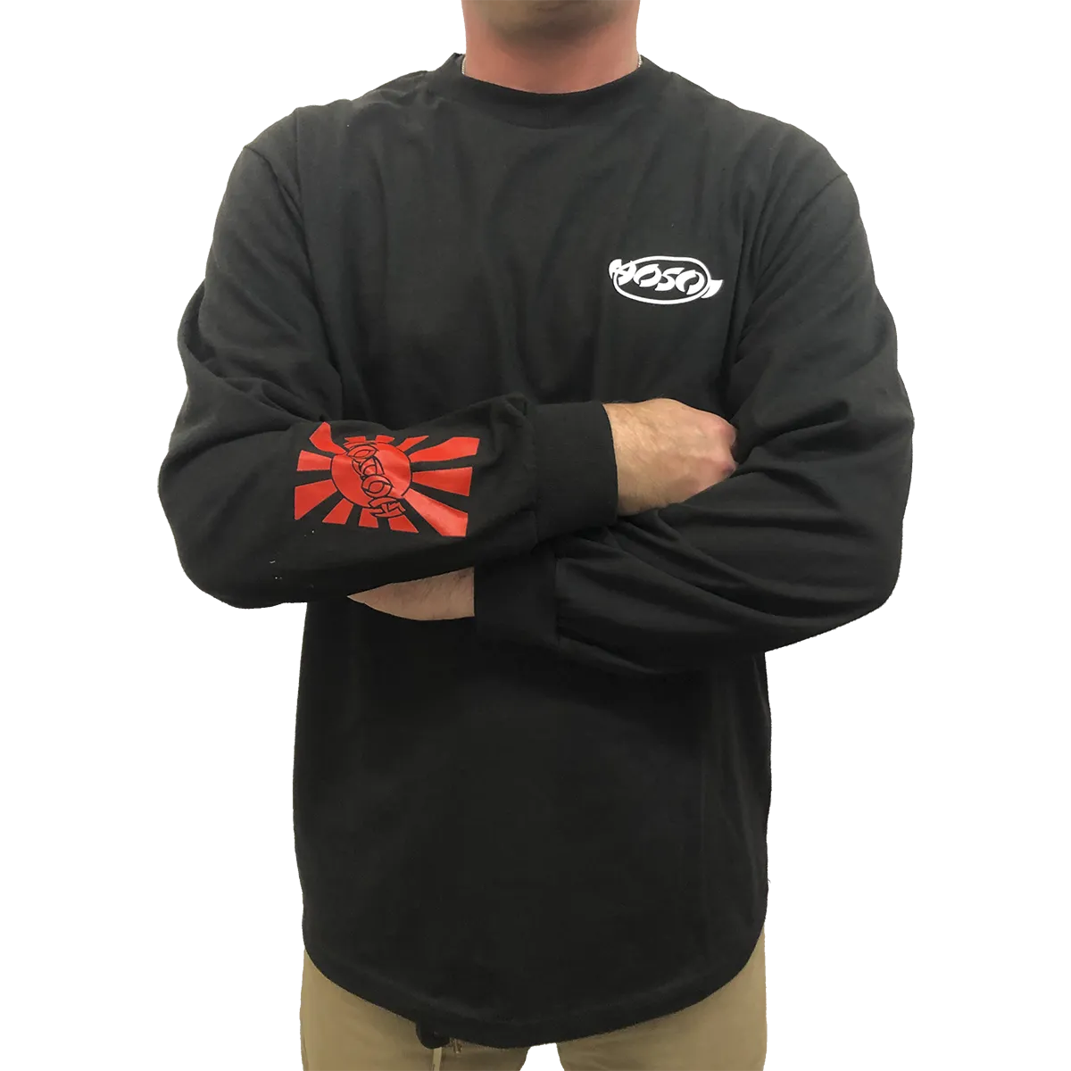 Hosoi Rising Sun Men's Long Sleeve TShirt