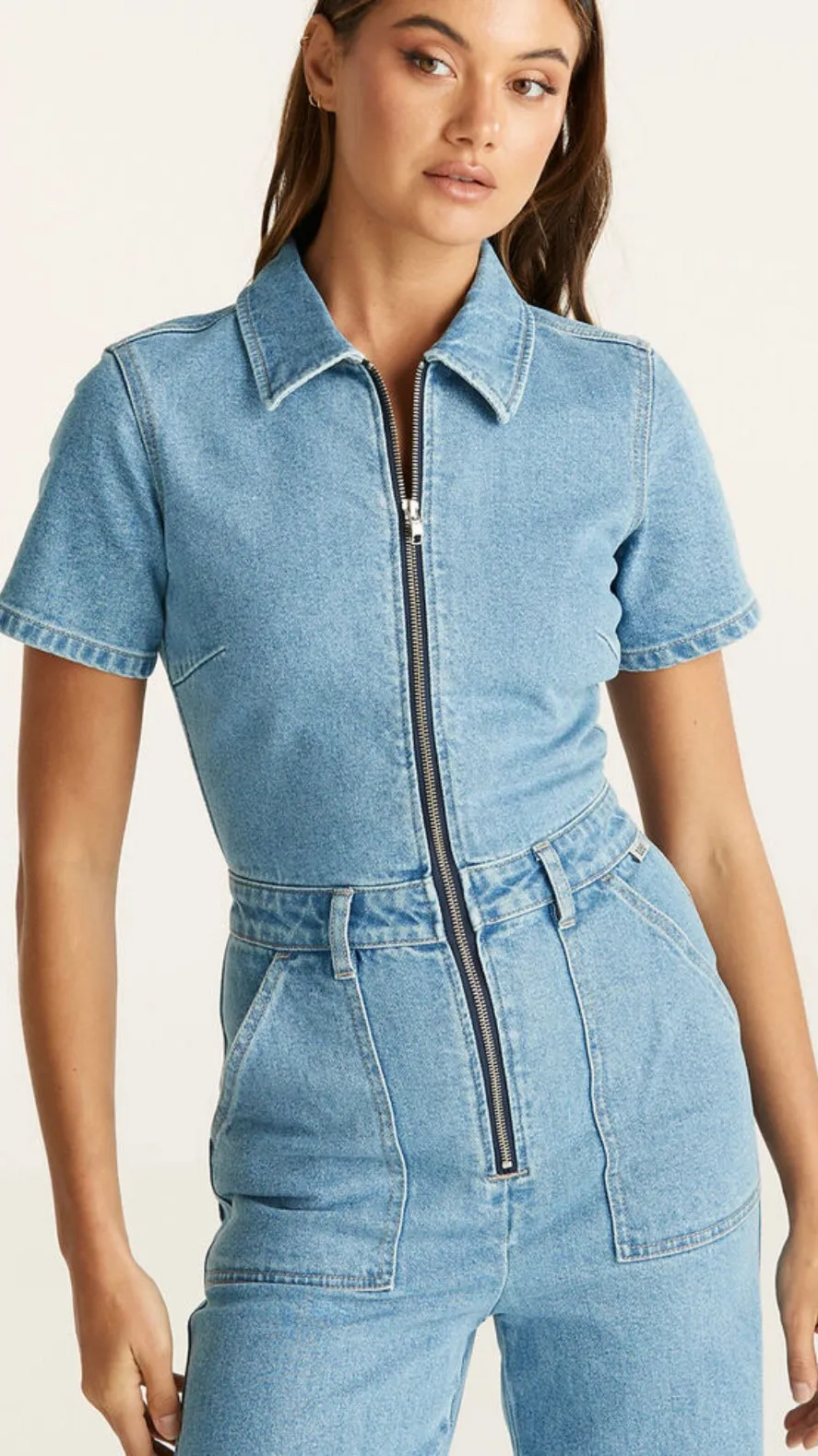Lee - Grace Boilersuit Wideleg - Brooklyn Blue