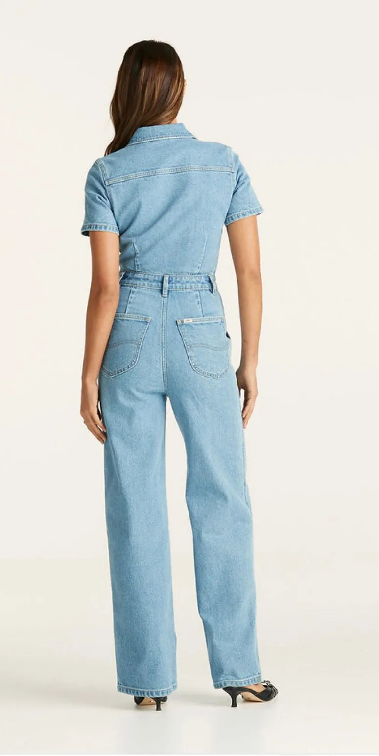 Lee - Grace Boilersuit Wideleg - Brooklyn Blue