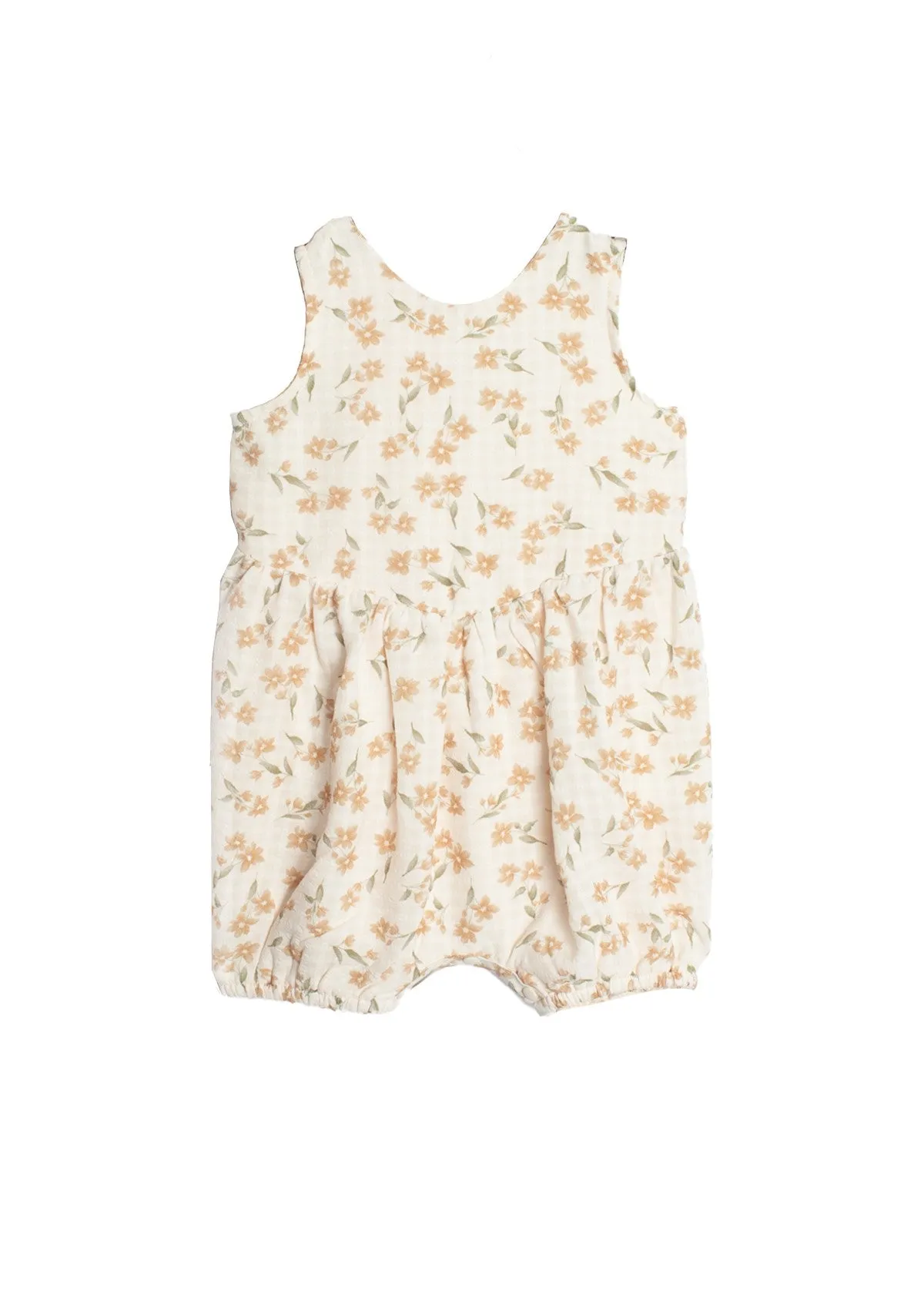 Madeline Floral Print Baby Romper