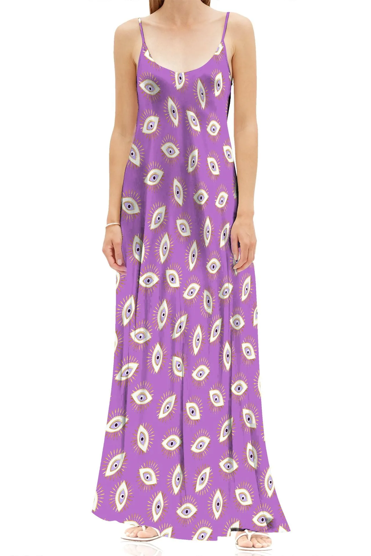 Sexy Full Length Slip Dress