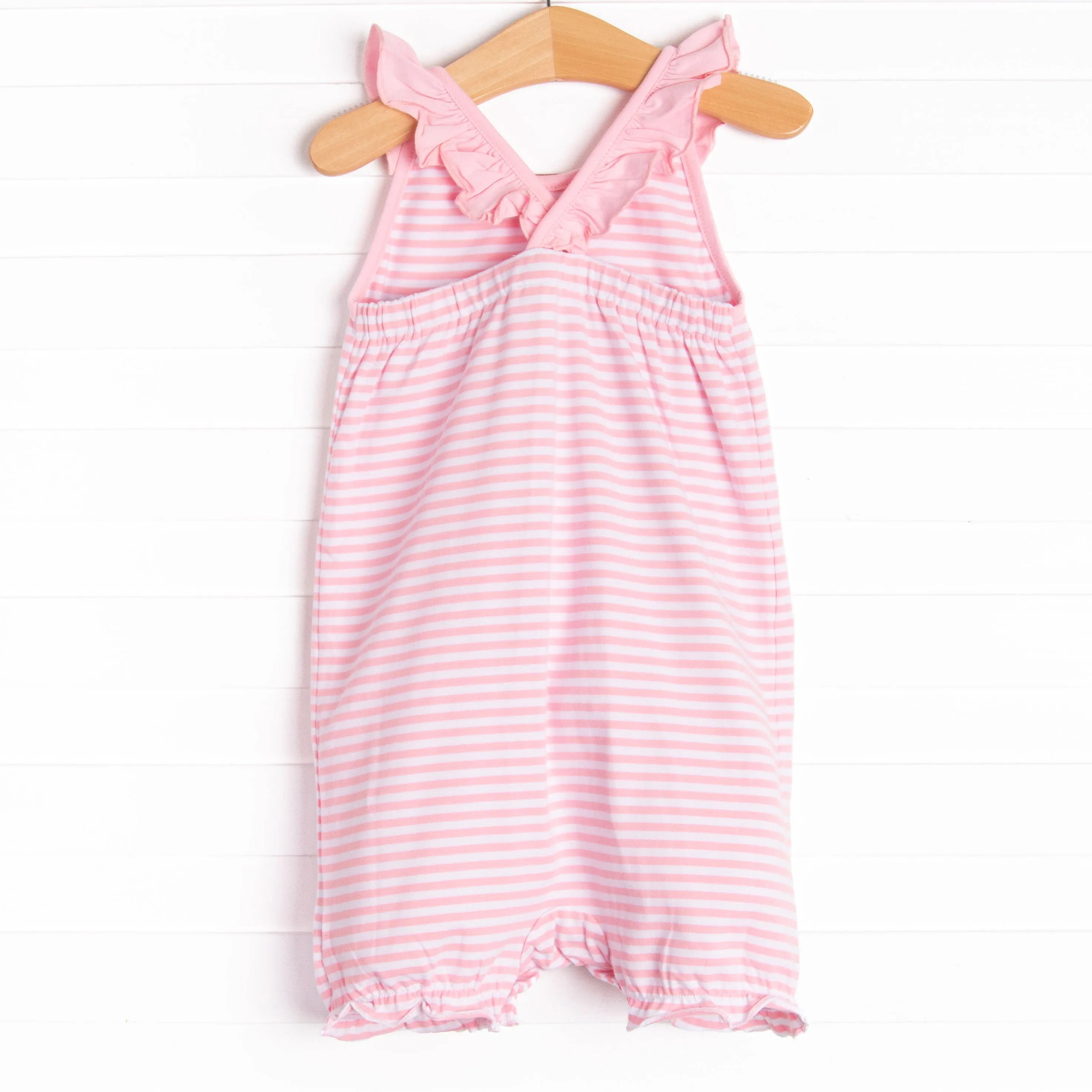 Surfin' Sweetie Applique Romper, Pink