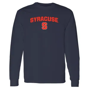 Syracuse Oranges Arch Logo Long Sleeve - Navy