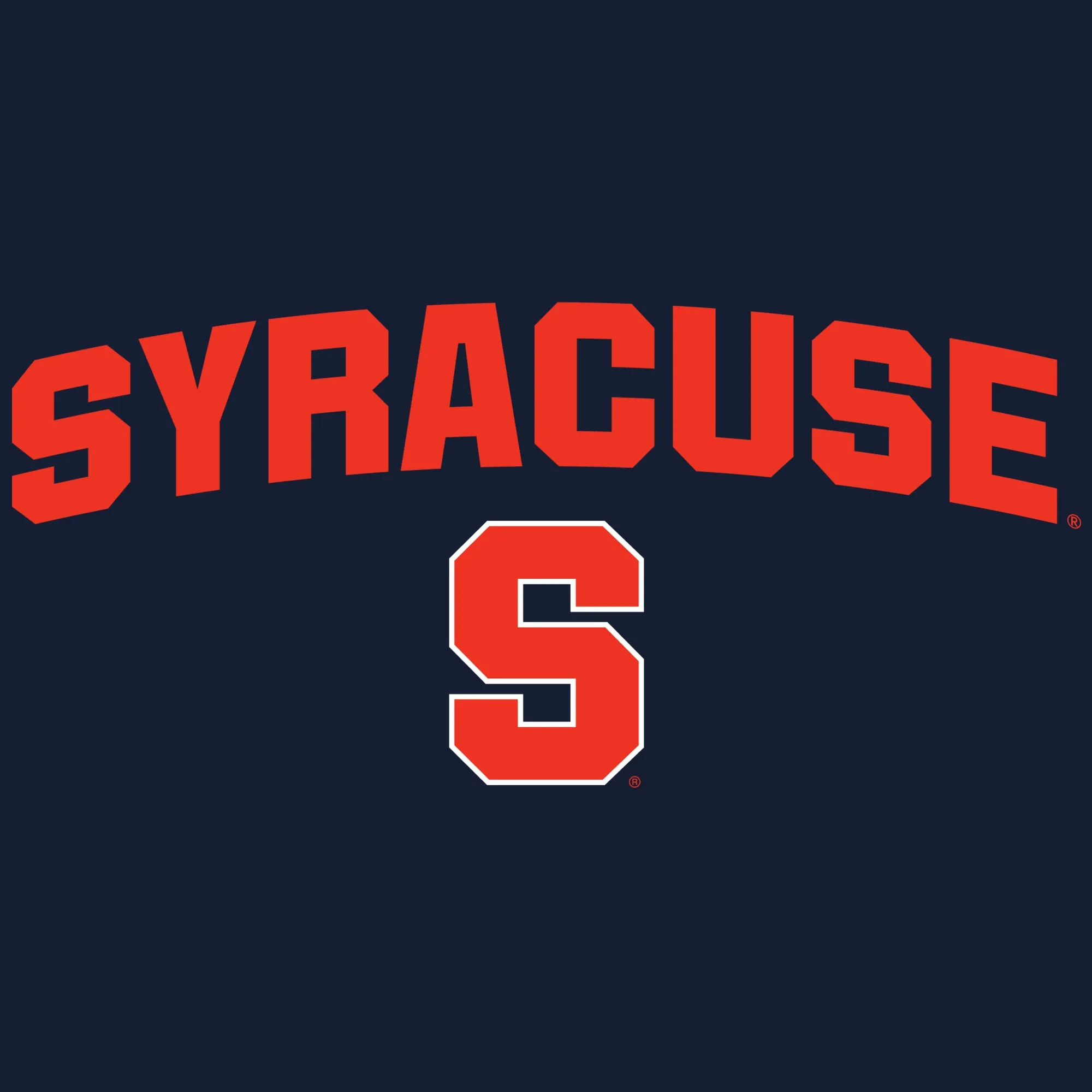Syracuse Oranges Arch Logo Long Sleeve - Navy